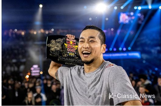 도봉구청 브레이킹팀 소속 김홍열(홍텐)(사진) 선수가 ‘2023 레드불 비씨원 월드 파이널’에서 최종 우승했다(사진제공=레드불 비씨원)