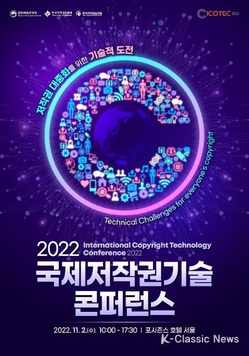 2022 국제저작권기술 콘퍼런스 포스터