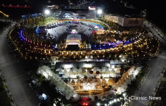 2022 영동포도축제 야간전경