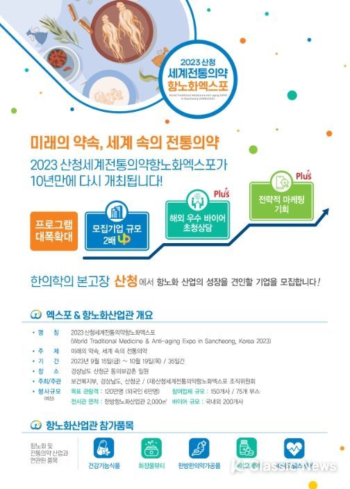 2023산청세계전통의약항노화엑스포 브로셔