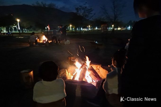 1. 황산공원 미니 캠프파이어존과 힐링숲 선베드