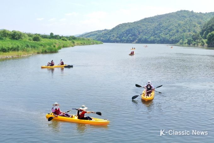 순창 섬진강 수상 레저스포츠(카누, 카약) 무료체험 운영