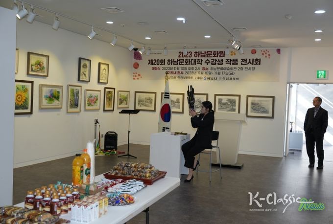 21회 하남문화원 문화대학 수강생 전시회 개최