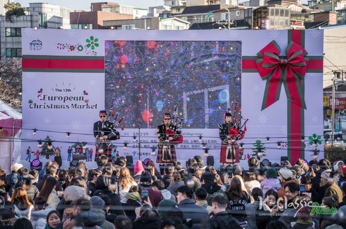 2024년 제13회 유러피언 크리스마스 마켓 축제 당시의 모습
