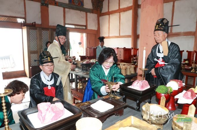 의령향교, 춘기석전대제 봉행