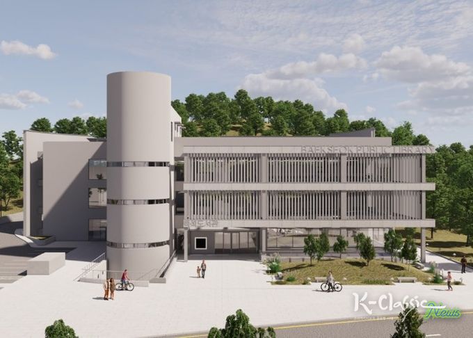 백석도서관 리모델링 사업 조감도